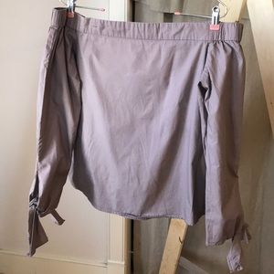 Lavender Off Shoulder blouse